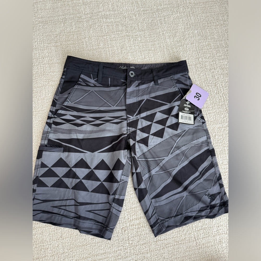 Da Hui Hybrid Collection Shorts Size 30 Charcoal